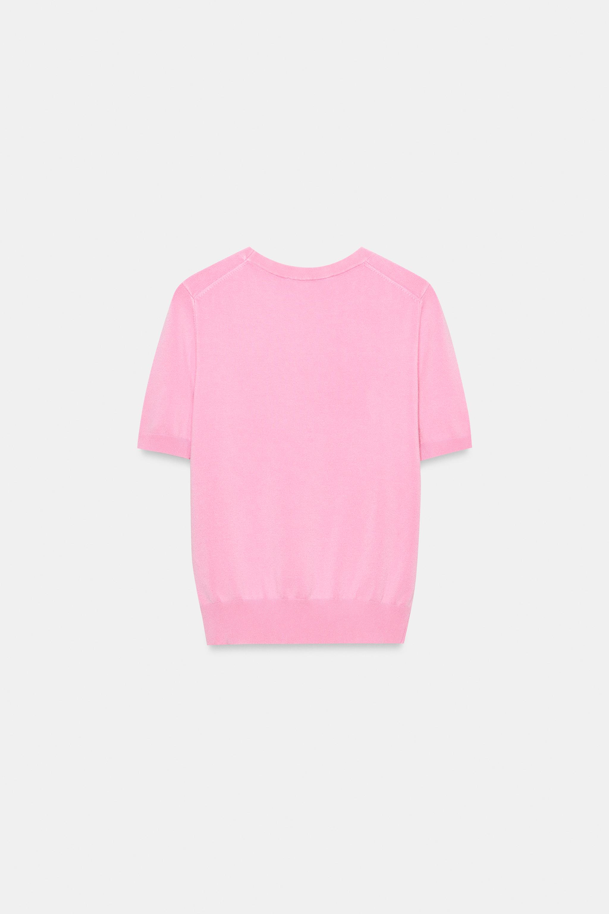 SHORT SLEEVE BASIC KNIT JUMPER